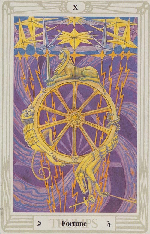 Wheel of Fortune - Thoth Tarot
