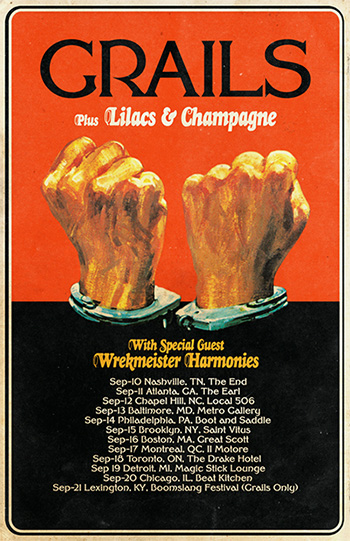 Grails - Lilacs & Champagne Poster